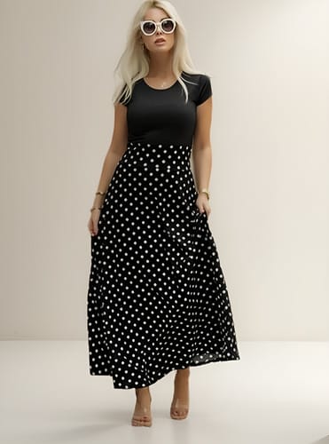 Maxivestido de algodón